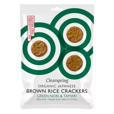 Crackers de riz bio - Nori &amp; tamari 40g
