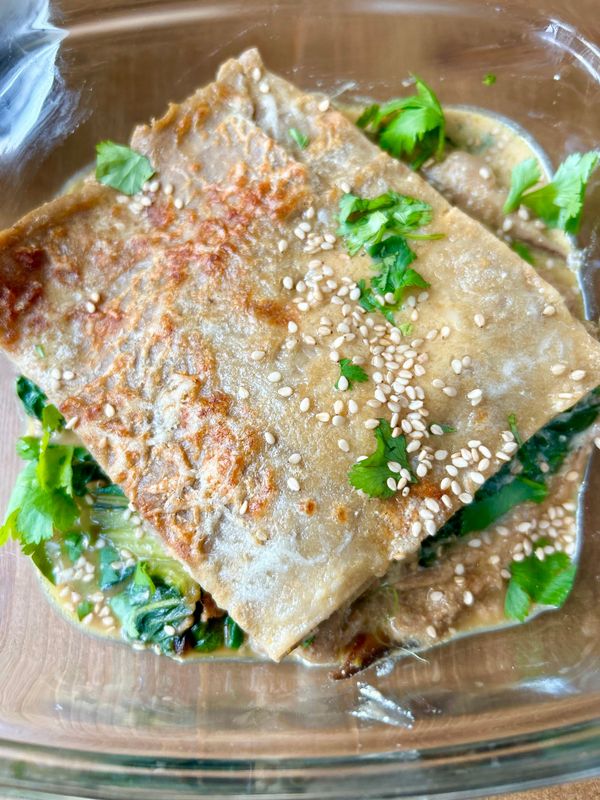 Lasagnes Pulled pork à la japonaise