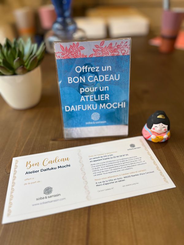 Bon Cadeau Atelier Mochi