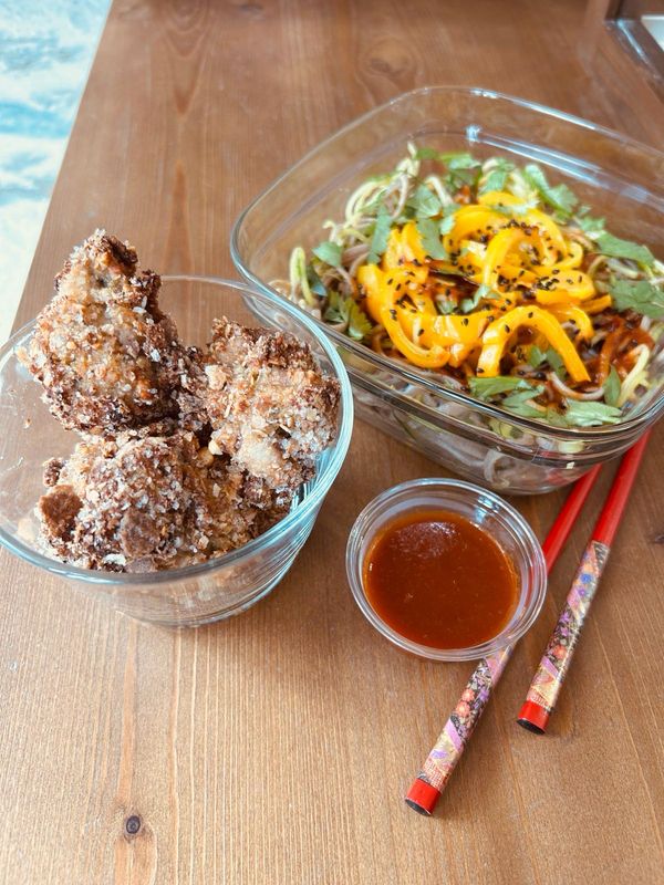 Soba et Croustillants de poulet