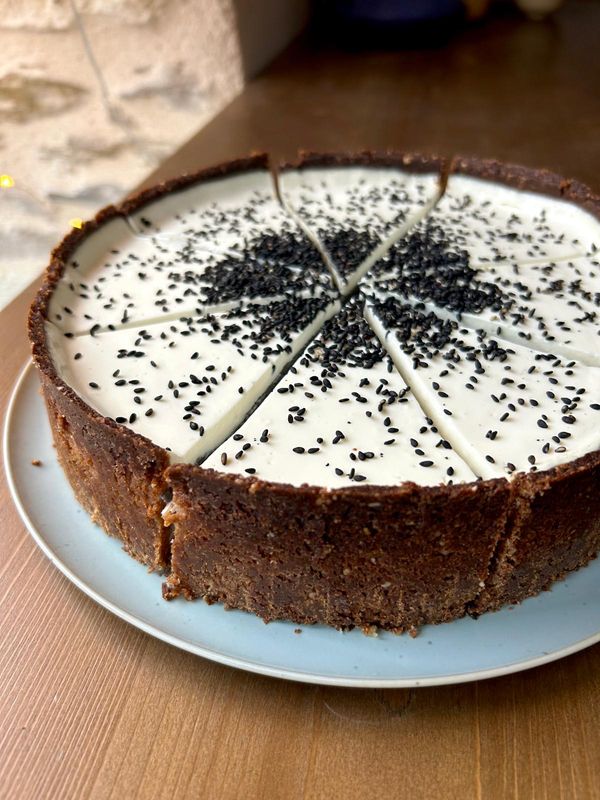 Cheesecake Sésame noir