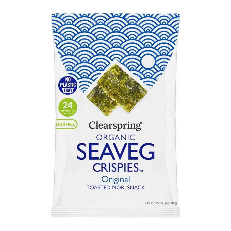 Chips de nori bio croustillantes nature - 4g