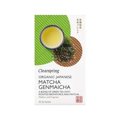 Thé matcha et genmaicha bio - en sachets 36g