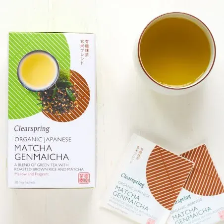 Thé matcha et genmaicha bio - en sachets