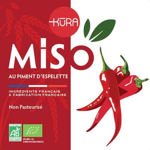 Miso Piment d'Espelette 300 g.