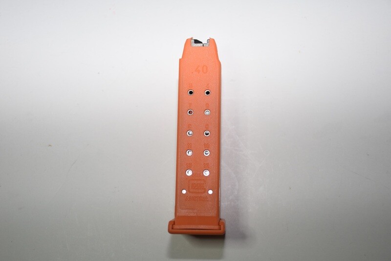 GLOCK PERFECTION GLOCK 23 ORANGE TRAINING MAGAZINE NEW 13RD .40 CALIBER OEM