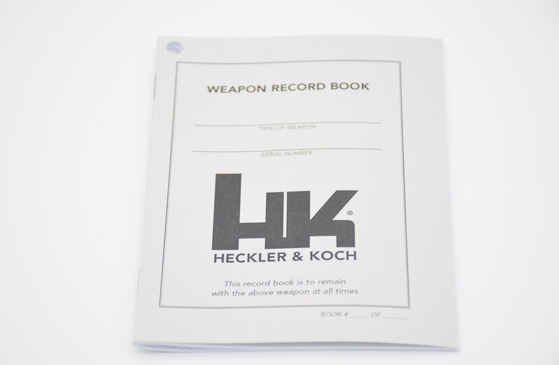 HECKLER &amp; KOCH HK WEAPON RECORD BOOK MANUAL/BOOKLET HK FACTORY OEM ROUND COUNTER