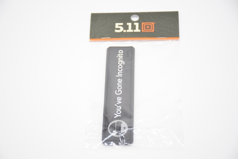 5.11 TACTICAL &quot;YOUV&#39;E GONE INCOGNITO&quot; LOGO PATCH HOOK/LOOP BACKING