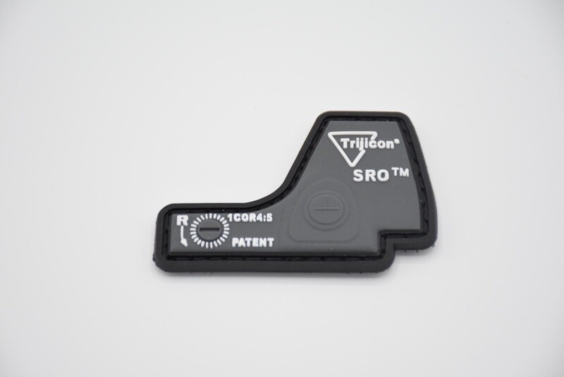 TRIJICON SRO REFLEX SIGHT LOGO PATCH HOOK/LOOP BACKING
