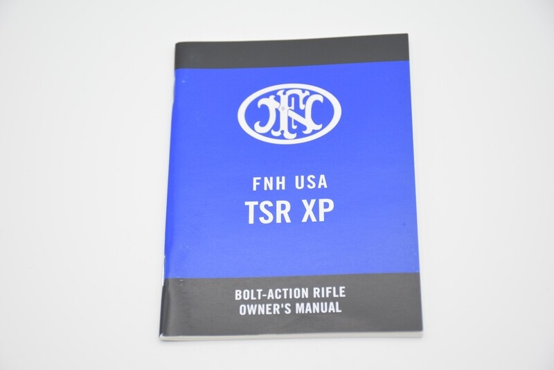 FNH FN BOLT ACTION RIFLE TSR XP FACTORY MANUAL/INSTRUCTION BOOK FN SPRA3G SPRA5M