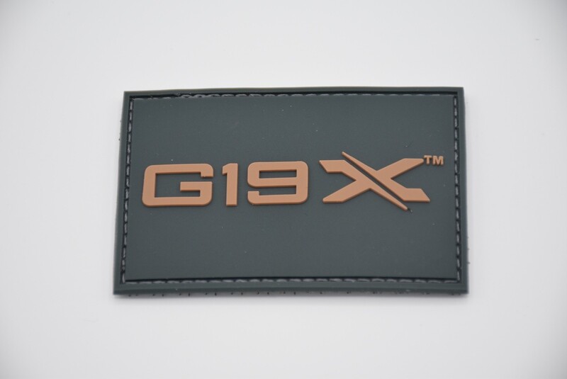 GLOCK PERFECTION G19X LOGO PATCH HOOK/LOOP BACKING