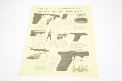 HECKLER & KOCH HK GMG GRENADE MACHINE GUN HAT PIN COLLECTORS P7M8 USP P30 RARE!! 