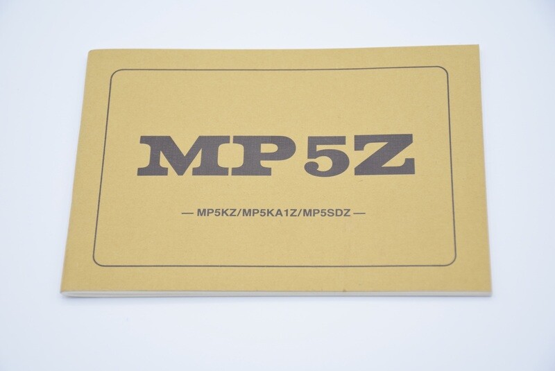 HECKLER &amp; KOCH HK MP5Z MANUAL/INSTRUCTION BOOKLET GERMAN OEM