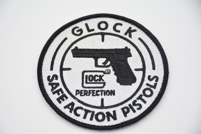 GLOCK 25 YEARS MORALE PATCH IRON ON BACKING HANDGUN FIREARM GUN BADGE PERFECTION 