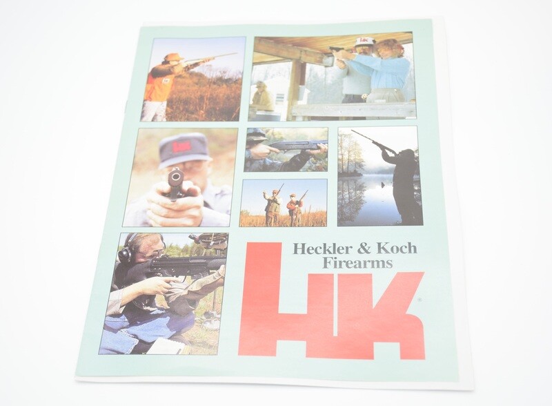 HECKLER &amp; KOCH HK FIREARMS CATALOG/MANUAL AND 1992 PRICE LIST SHEET