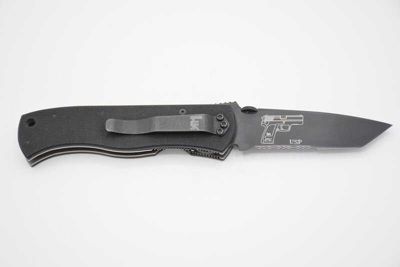 HECKLER &amp; KOCH/EMERSON HK USP KNIFE VERY RARE HK COLLECTIBLE ITEM
