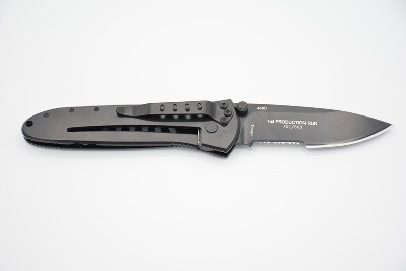 HK MONOCHROME KNIFE 1st PRODUCTION RUN ENGRAVED ON BLADE 451/500