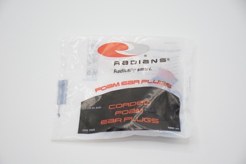 RADIANS FOAM EAR PLUGS/HEARING PROTECTION CORDED