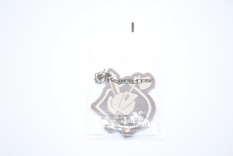 KNIGHTS ARMAMENT KAC TAN/FDE CREST KNIGHTS LOGO PATCH