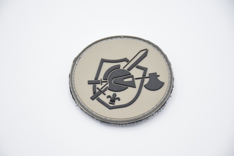 KNIGHTS ARMAMENT KAC TAN CIRCLE PVC KNIGHTS LOGO PATCH