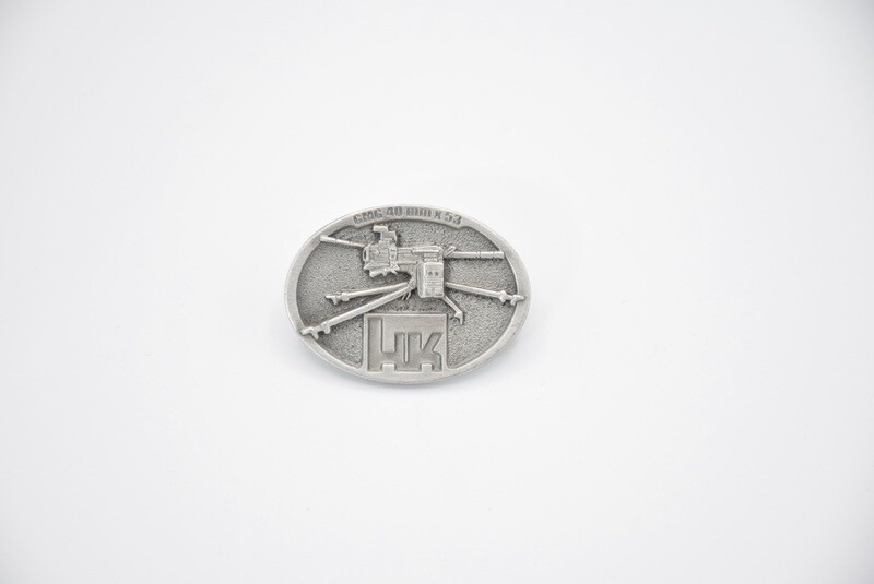 HECKLER &amp; KOCH HK GMG GRENADE MACHINE GUN HAT PIN COLLECTORS