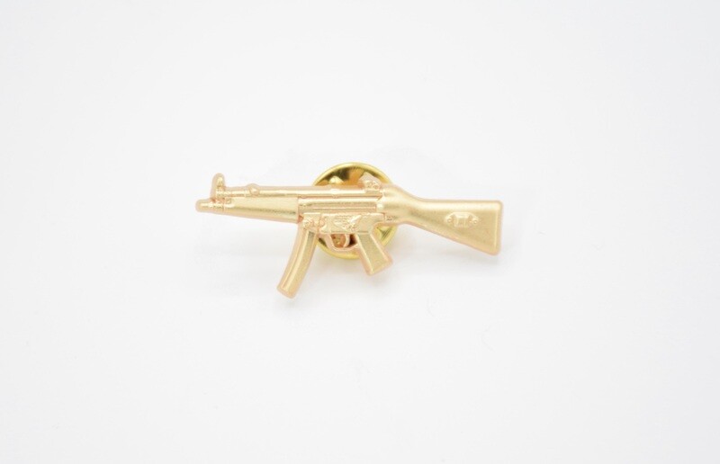 HECKLER &amp; KOCH HK 50TH ANNIVERSARY GOLD MP5 HAT PIN COLLECTOR