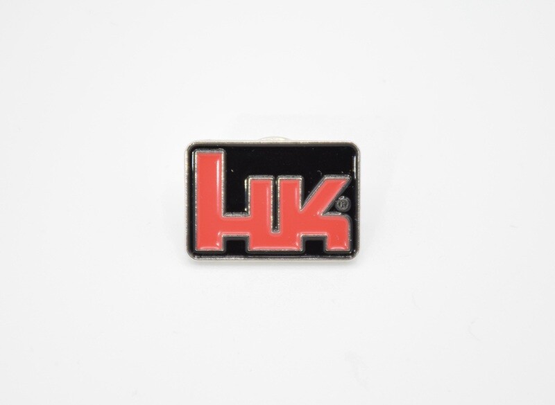 HECKLER &amp; KOCH HK SQUARE LOGO HAT PIN BLACK