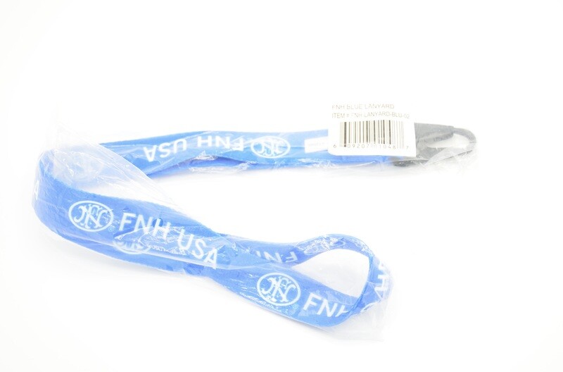 FNH FN PROMO LANYARD/ID HOLDER BLUE FN FNS FNX FNP 5.7 FIVE SEVEN BALLISTA RIFLE 509