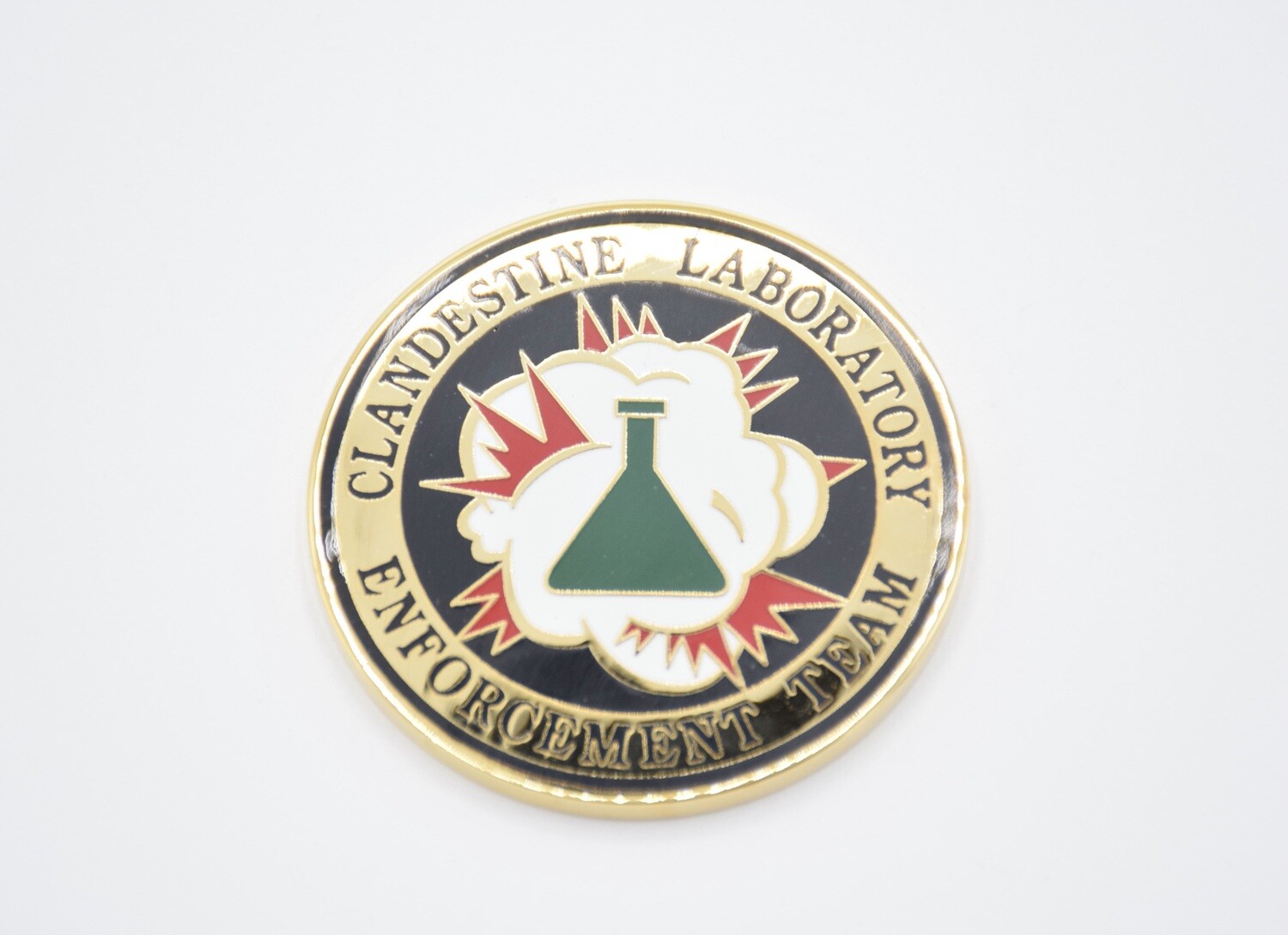 DRUG ENFORCEMENT AGENCY DEA CHALLENGE COIN CLADESTINE LABORATORY SPECIAL EDITION