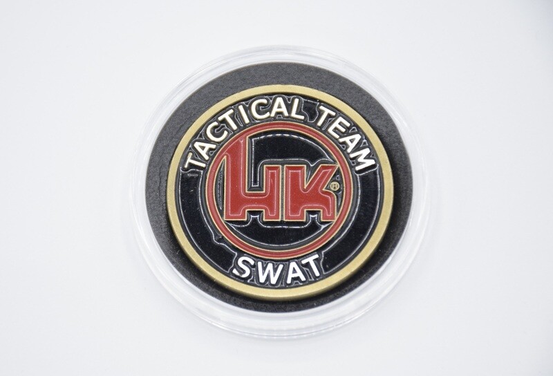 HECKLER &amp; KOCH HK ITD (INTERNATIONAL TRAINING DIVISION) CHALLENGE COIN SWAT TACTICAL TEAM