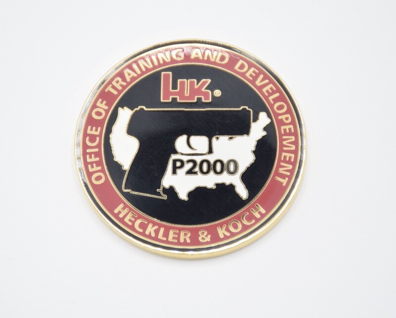 HECKLER &amp; KOCH HK P2000 CHALLENGE COIN CUSTOMS AND BORDER PROTECTION
