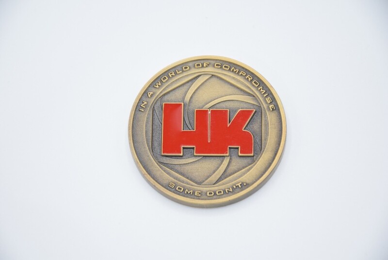 HECKLER &amp; KOCH HK 50TH ANNIVERSARY CHALLENGE COIN 1950-2000