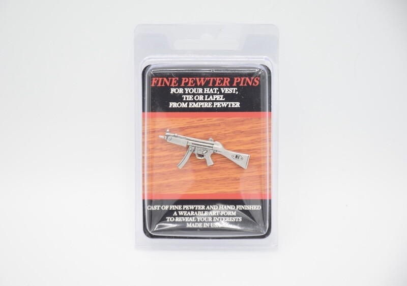 HECKLER &amp; KOCH MP5 A2 RIFLE HAT PIN/LAPEL PIN