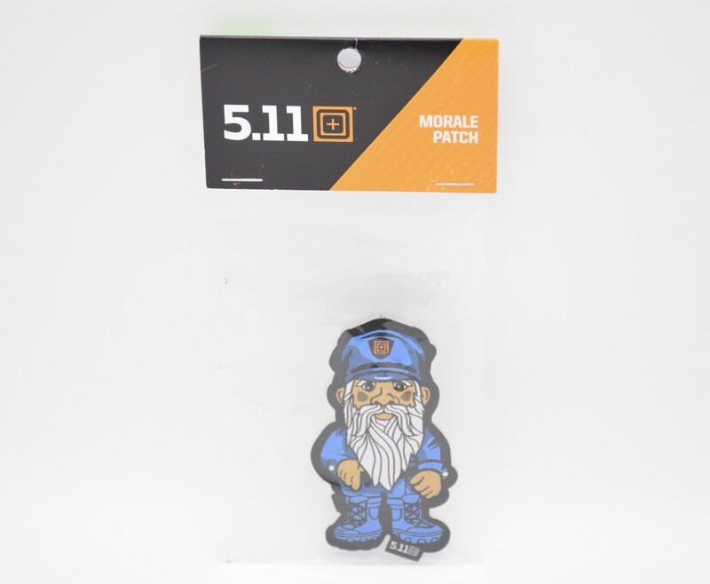 5.11 TACTICAL GNOME POLICE PROMO PATCH SWAT TACTICAL LOGO PATCH HOOK/LOOP BACK VINTAGE PACKAGING