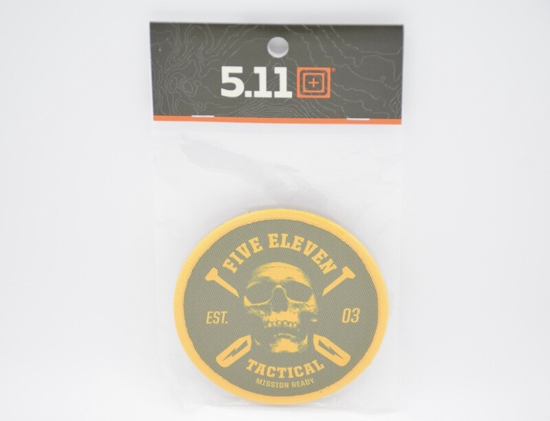 5.11 TACTICAL &quot;PADDLE HARD&quot; MISSION READY EST.2003 LOGO PATCH HOOK/LOOP BACKING