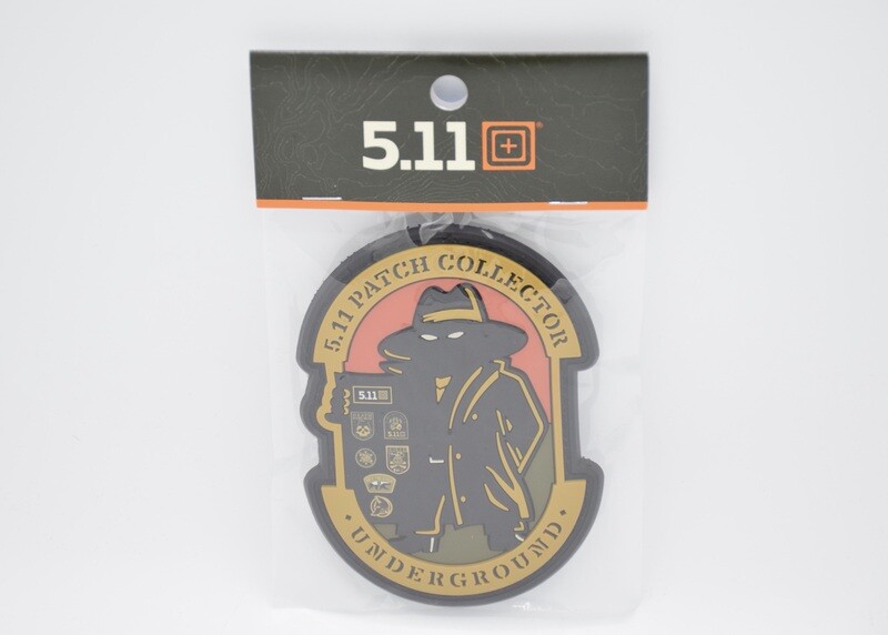 5.11 TACTICAL &quot;5.11 PATCH COLLECTOR UNDERGOUND&quot; LOGO PATCH HOOK/LOOP BACKING