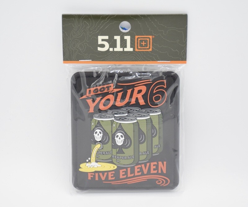 5.11 TACTICAL &quot;I GOT YOUR 6&quot; LOGO PATCH HOOK/LOOP BACKING