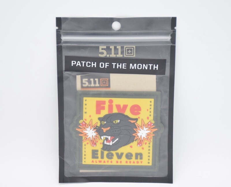 5.11 TACTICAL POTM PATCH OF THE MONTH JUNE 2021 &quot;FIREWORKS ALWAYS BE READY&quot; HOOK/LOOP BACKING