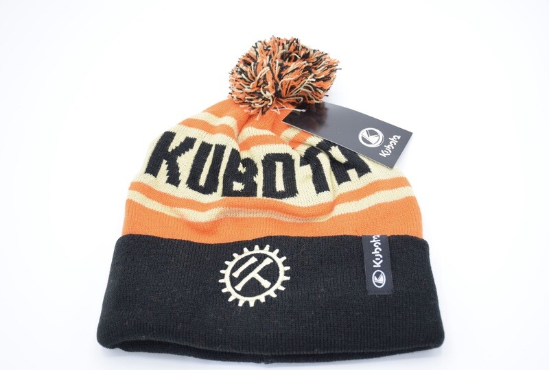 KUBOTA TRACTORS POM POM BEANIE HAT BX1880 BX23S BX25 B2650 B3350 GRAND MX SERIES