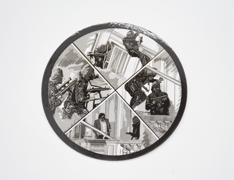 HECKLER &amp; KOCH HK OPERATION NIMROD 40TH ANNIVERSARY STICKER 1 OF 400 SAS RAID