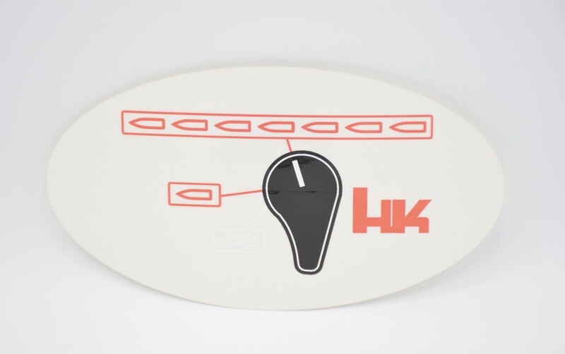 HECKLER &amp; KOCH HK MP5 PICTOGRAM STICKER/DECAL