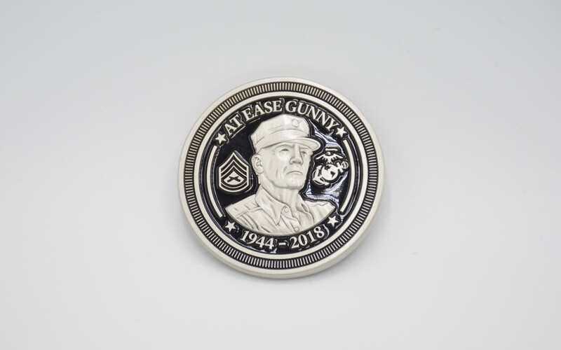 GLOCK PERFECTION &quot;AT EASE GUNNY&quot; CHALLENGE COIN 1944-2018 LIMITED EDITION 1 OF 500