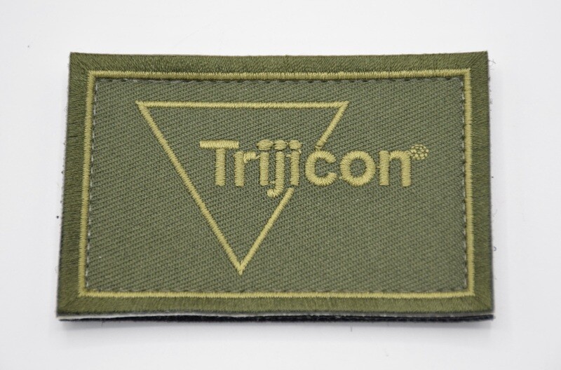 TRIJICON O.D GREEN LOGO PATCH HOOK/LOOP BACKING​