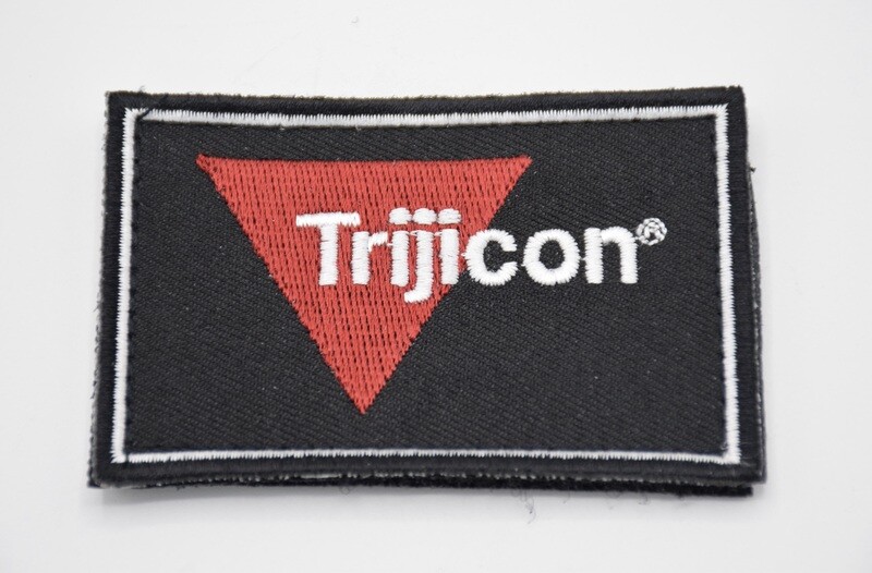 TRIJICON BLACK LOGO PATCH HOOK/LOOP BACKING​