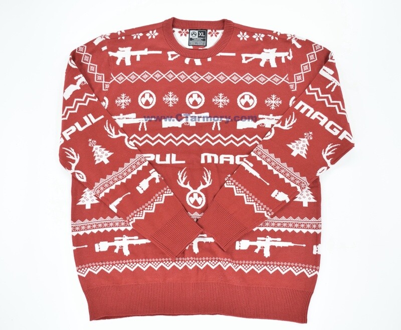 MAGPUL UGLY CHRISTMAS SWEATER 2021 RED/WHITE XL/XLARGE