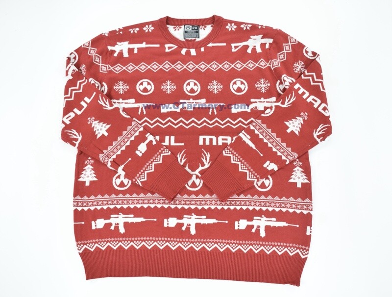 MAGPUL UGLY CHRISTMAS SWEATER 2021 RED/WHITE 2XL/XXL