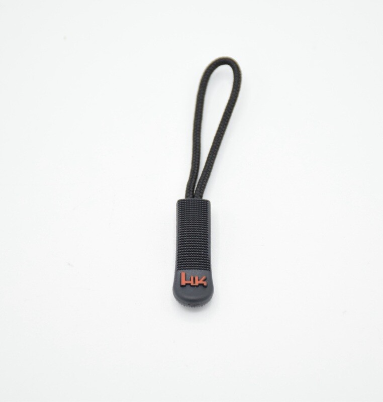 HECKLER &amp; KOCH HK ZIPPER PULL/ZIPPER TAB PVC LOGO HK OEM