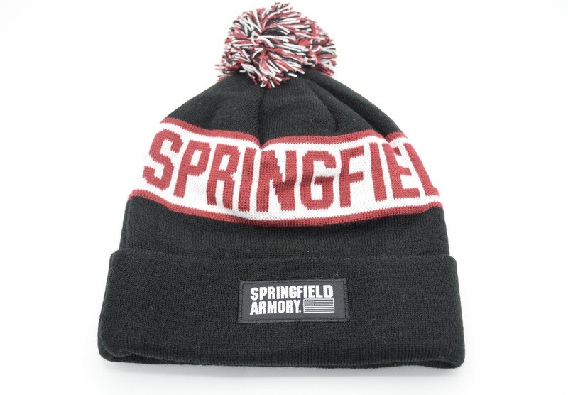 SPRINGFIELD ARMORY WINTER BEANIE HAT/POM POM HAT FACTORY OEM SAINT EDGE HELLCAT