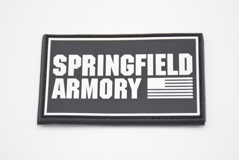 SPRINGFIELD ARMORY &quot;FLAG PATCH&quot; LOGO PATCH HOOK/LOOP BACKING​ PVC