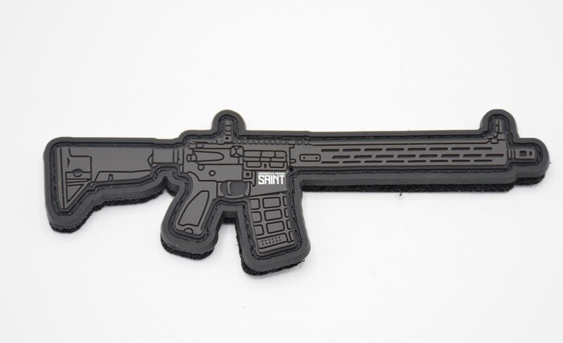 SPRINGFIELD ARMORY SAINT VICTOR RIFLE LOGO PATCH HOOK/LOOP BACKING ***LARGE PATCH***